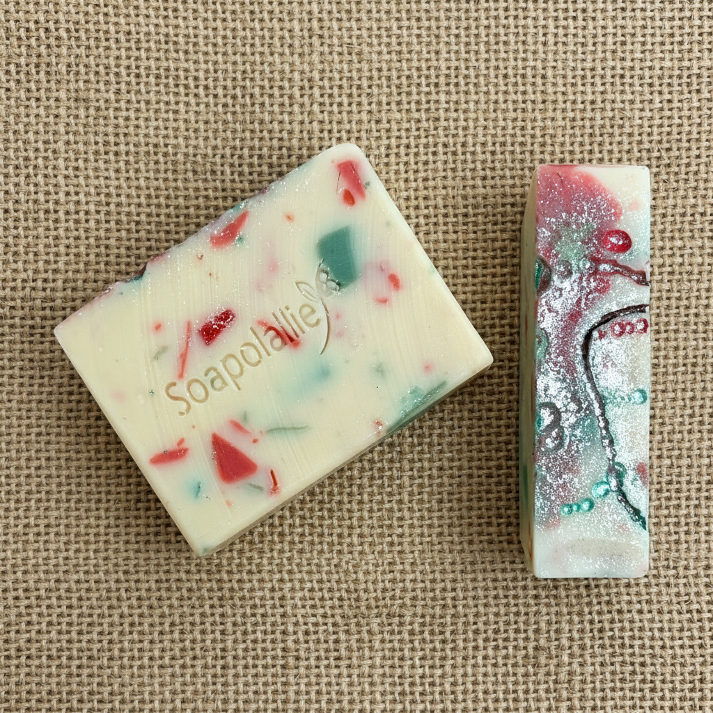 Crushed Peppermint Sticks - Soap Bar