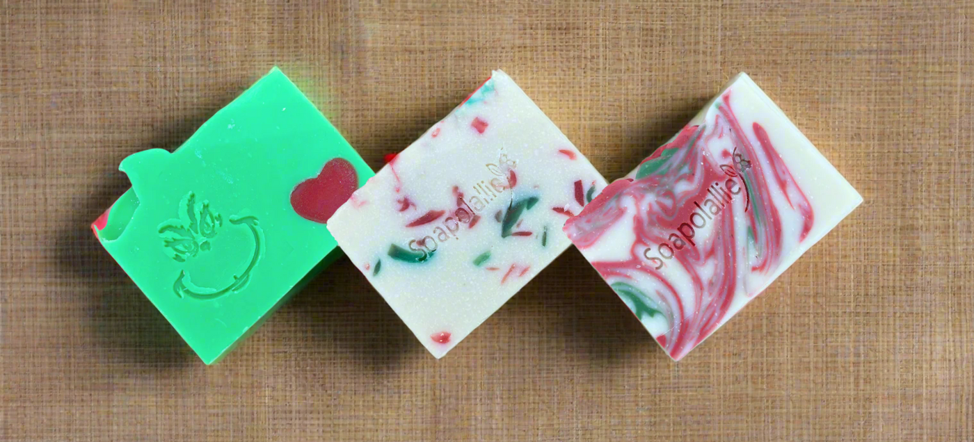 Crushed Peppermint Sticks - Soap Bar