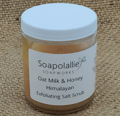 Oat Milk & Honey Himalayan Exfoliating Salt Scrub